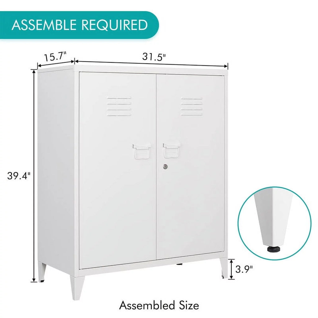 Metal Locker with 2 Doors V4040