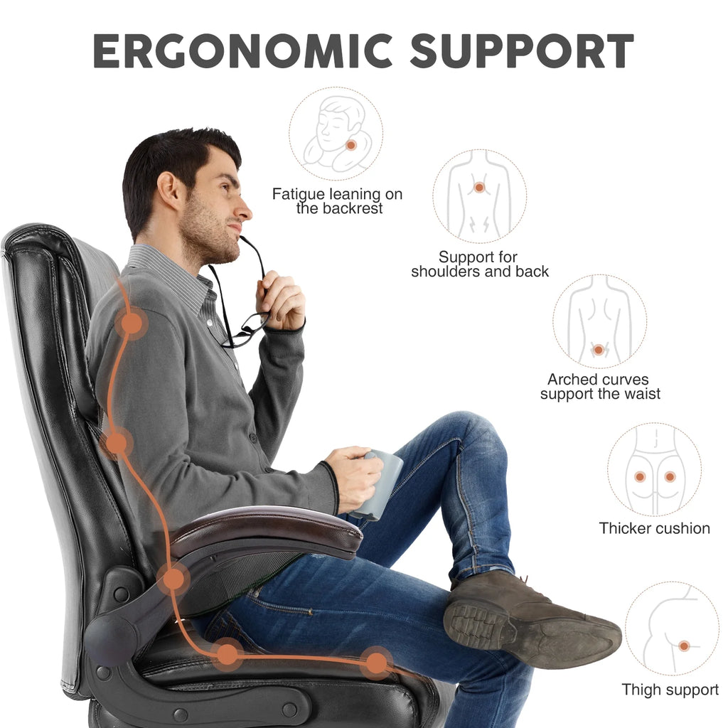PU Leather High Back Ergonomic Office Chair G839952