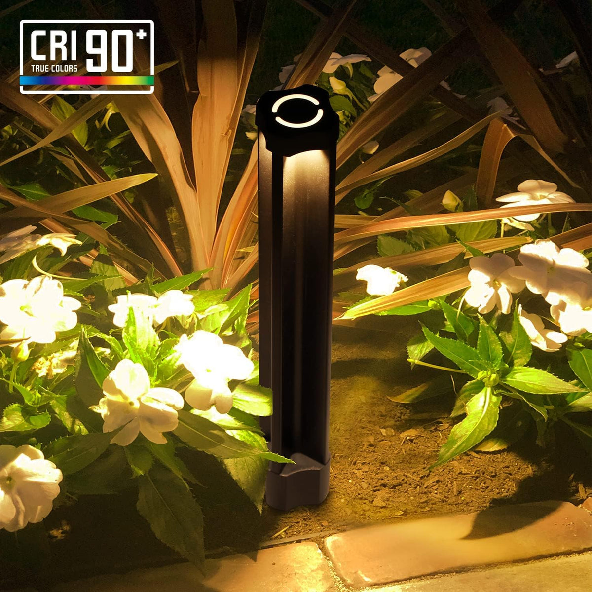 12-Pack Low Voltage Bollard Pathway Lights O40682