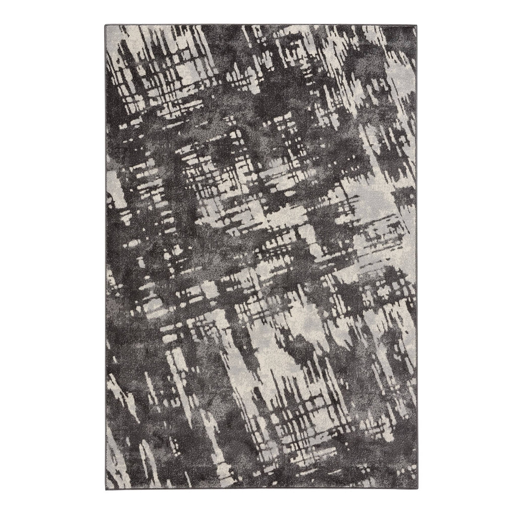 Tan Light Blue Small Rug B3088