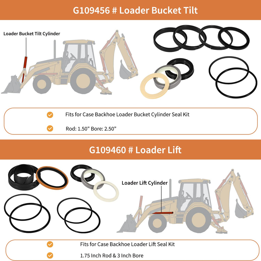 Hydraulic Cylinder Seals Kit W922
