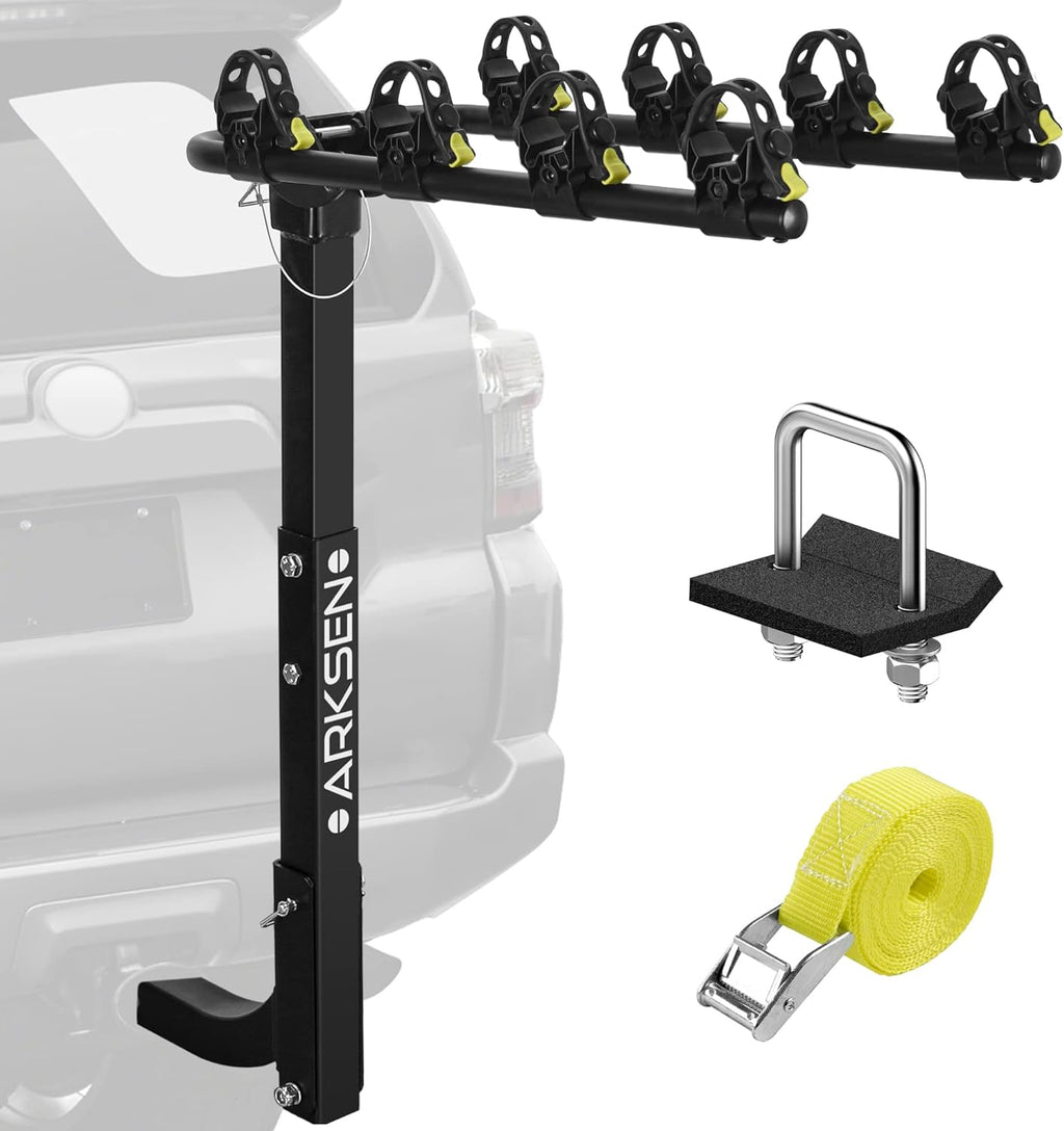 3 Bike Hitch Mount Carrier with Tie Down Strap B693