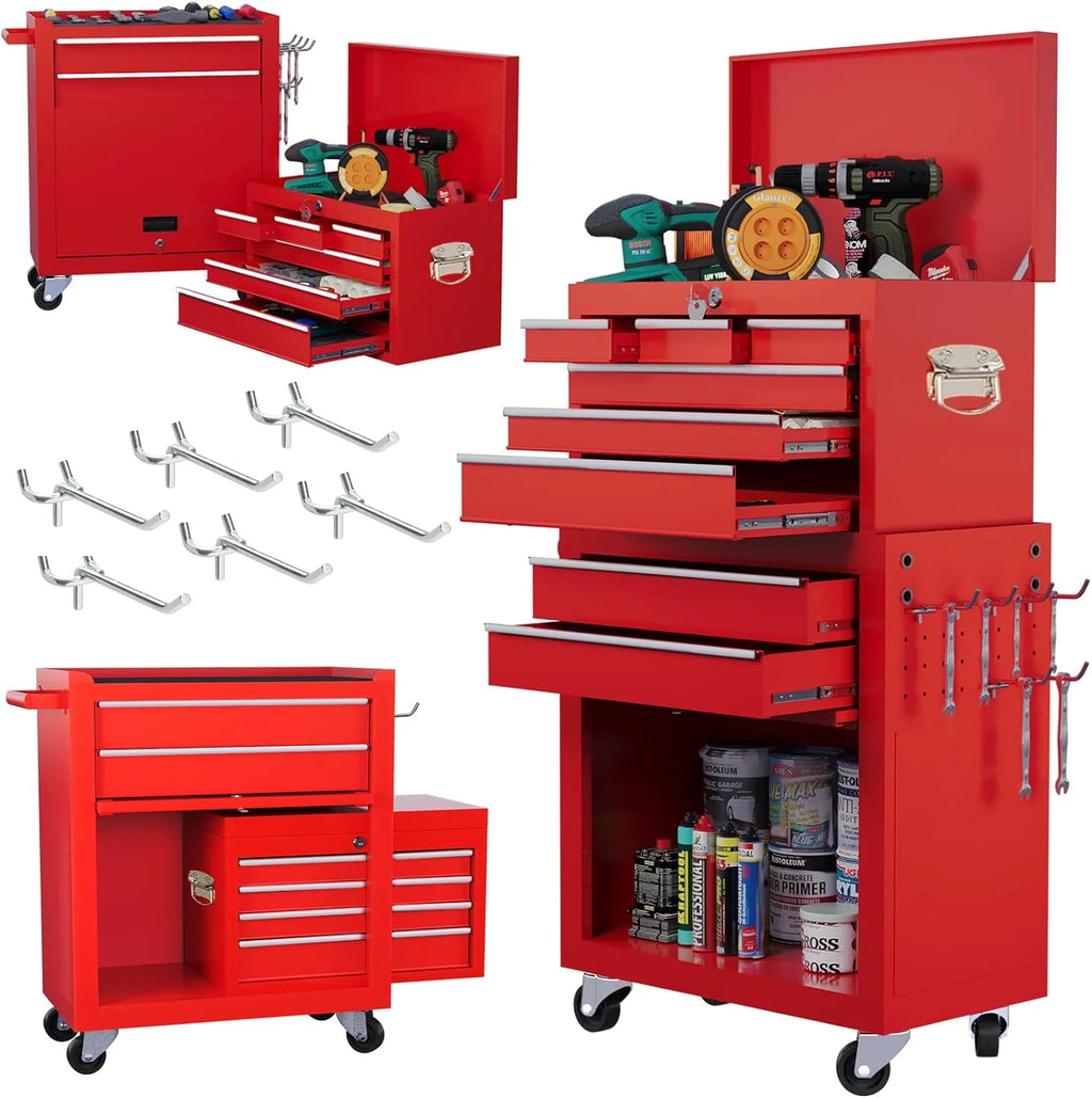 9 Drawer Rolling Tool Chest Black U1237
