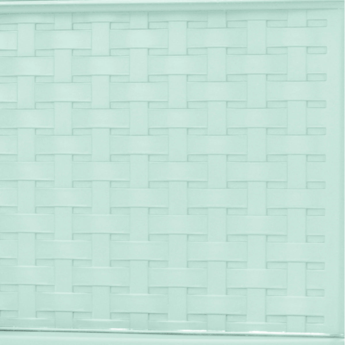 3 Drawer Wide Weave Tower White G308
