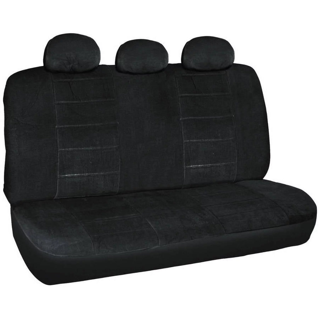 Dotted Cloth Car Seat Covers Front and Rear 9 Pieces X66364