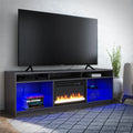 Electric Fireplace TV Stand up to 65" Graphite Gray F25884