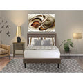 Black 2 Piece Wooden Bedroom Set B473497