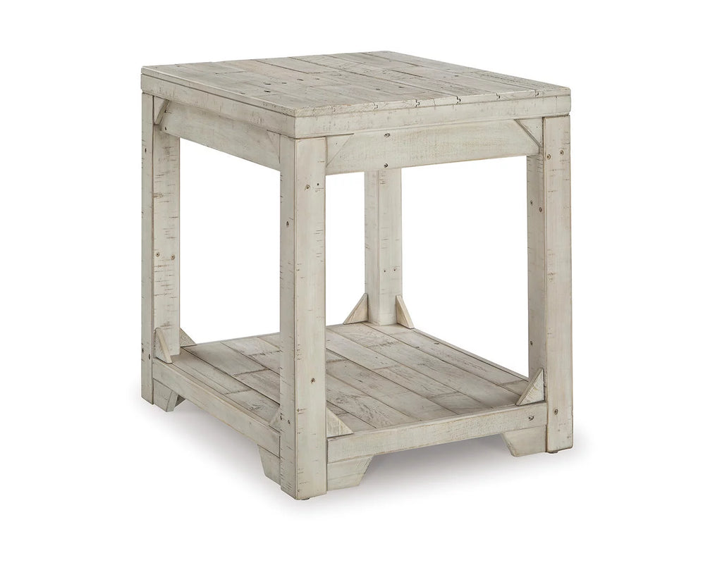 Whitewash End Table P750