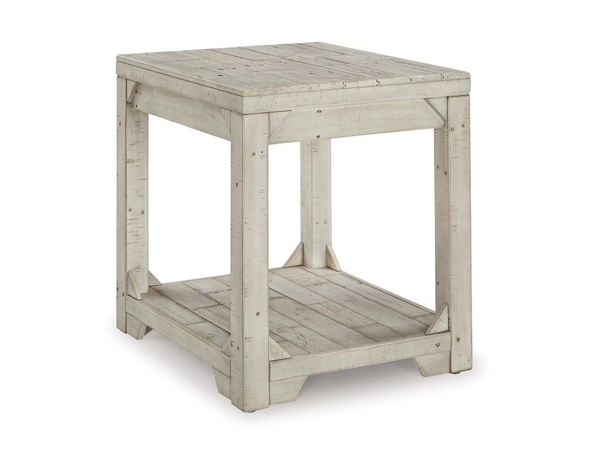 Whitewash End Table P750