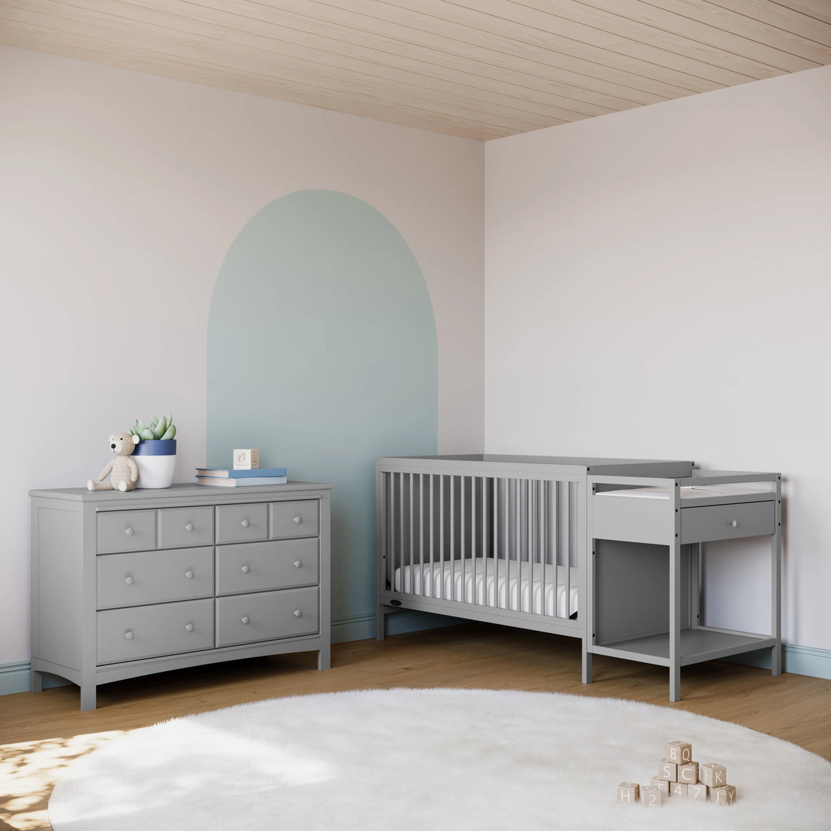 6 Drawer Double Dresser Y4581