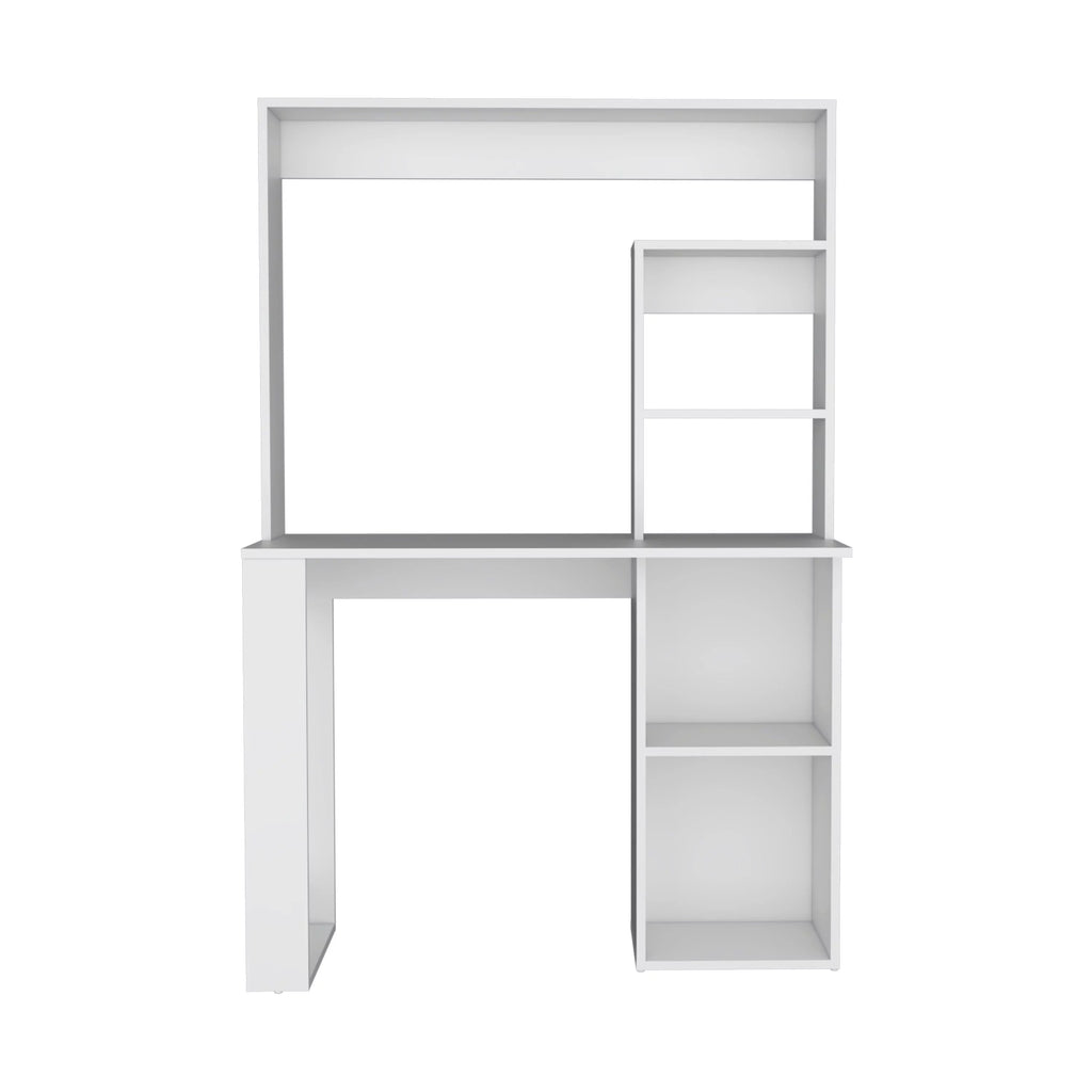 Desk With Hutch and Shelves I7010