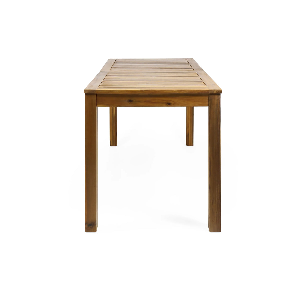 Rustic Rectangle Acacia Wood Dining Table O16798