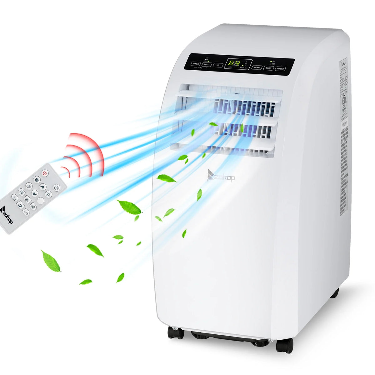 12000 BTU Portable Air Conditioner, Dehumidifier, Fan J2289