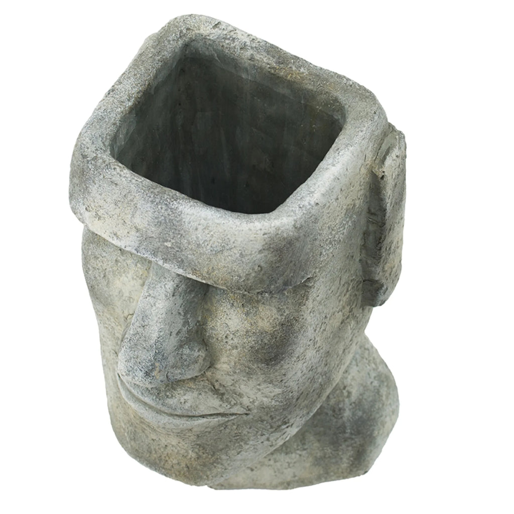 Easter Island Stone Statue Planter F94417