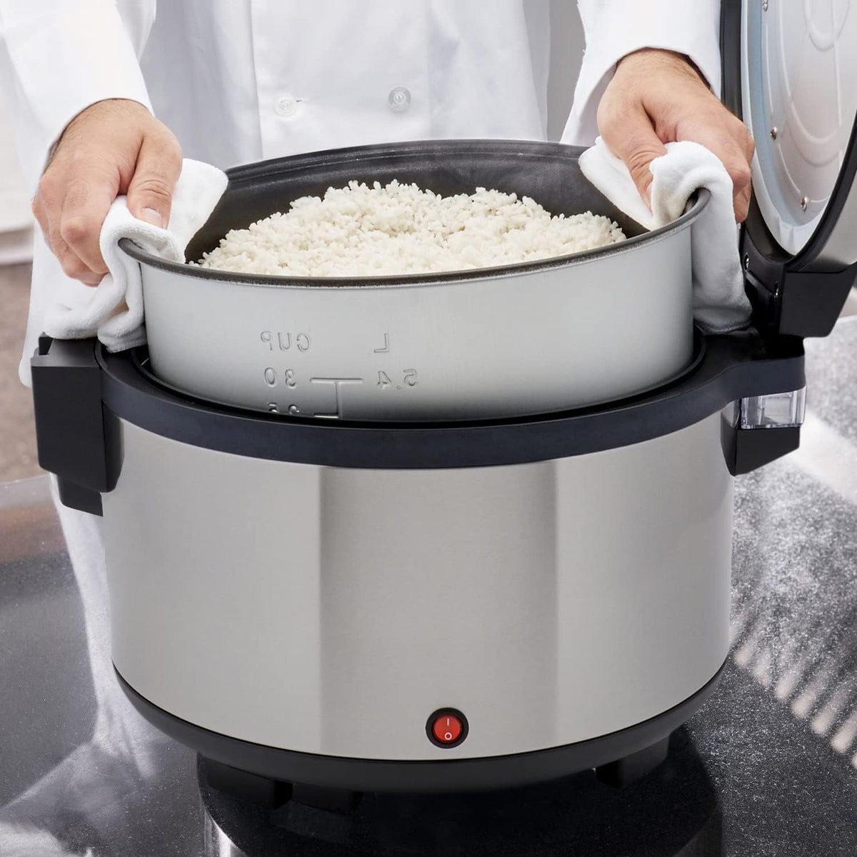 Large Capacity Stainless Steel 100 Cup Rice Warmer C620794