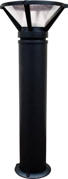 13W 120V Powder Coated Cast Aluminum Bollard with Lamp Bronze R8169