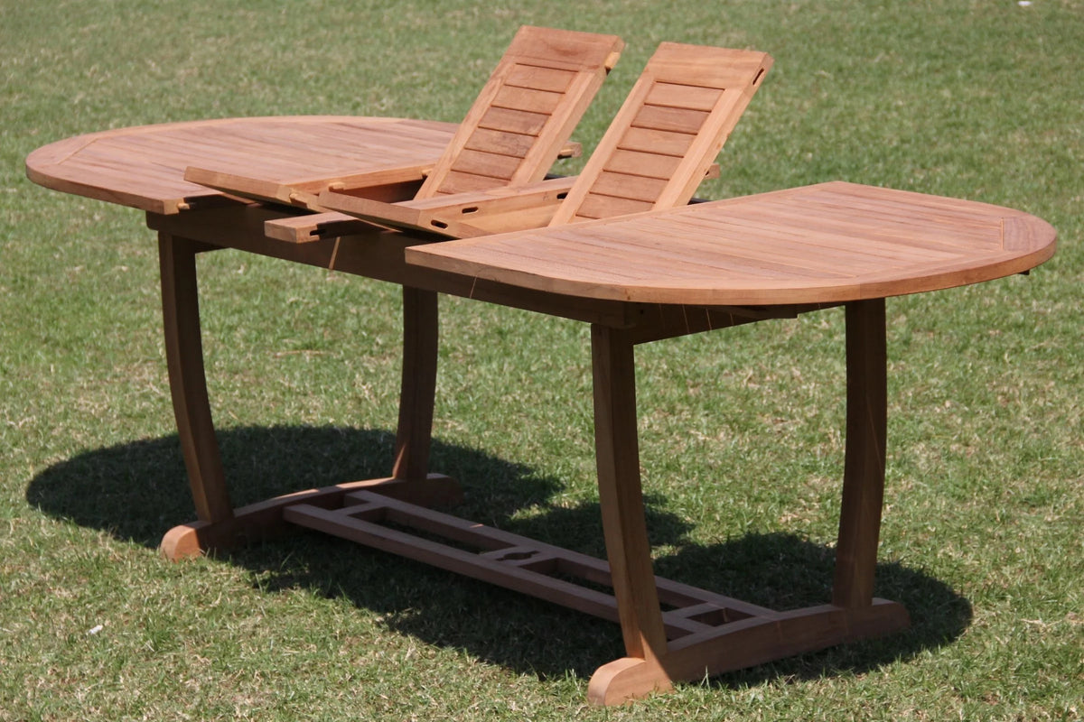 Grade-A Teak 9 Pc 8 Seater Dining Set U5211