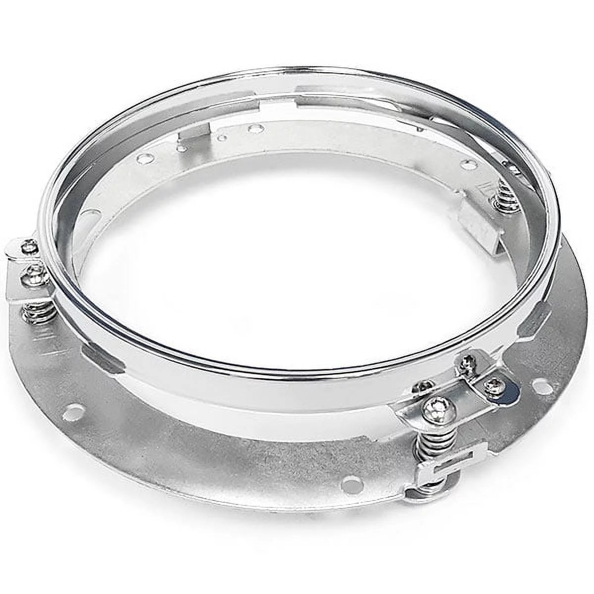 Chrome 7" LED Headlight Mounting Ring Trim Bracket Y5757