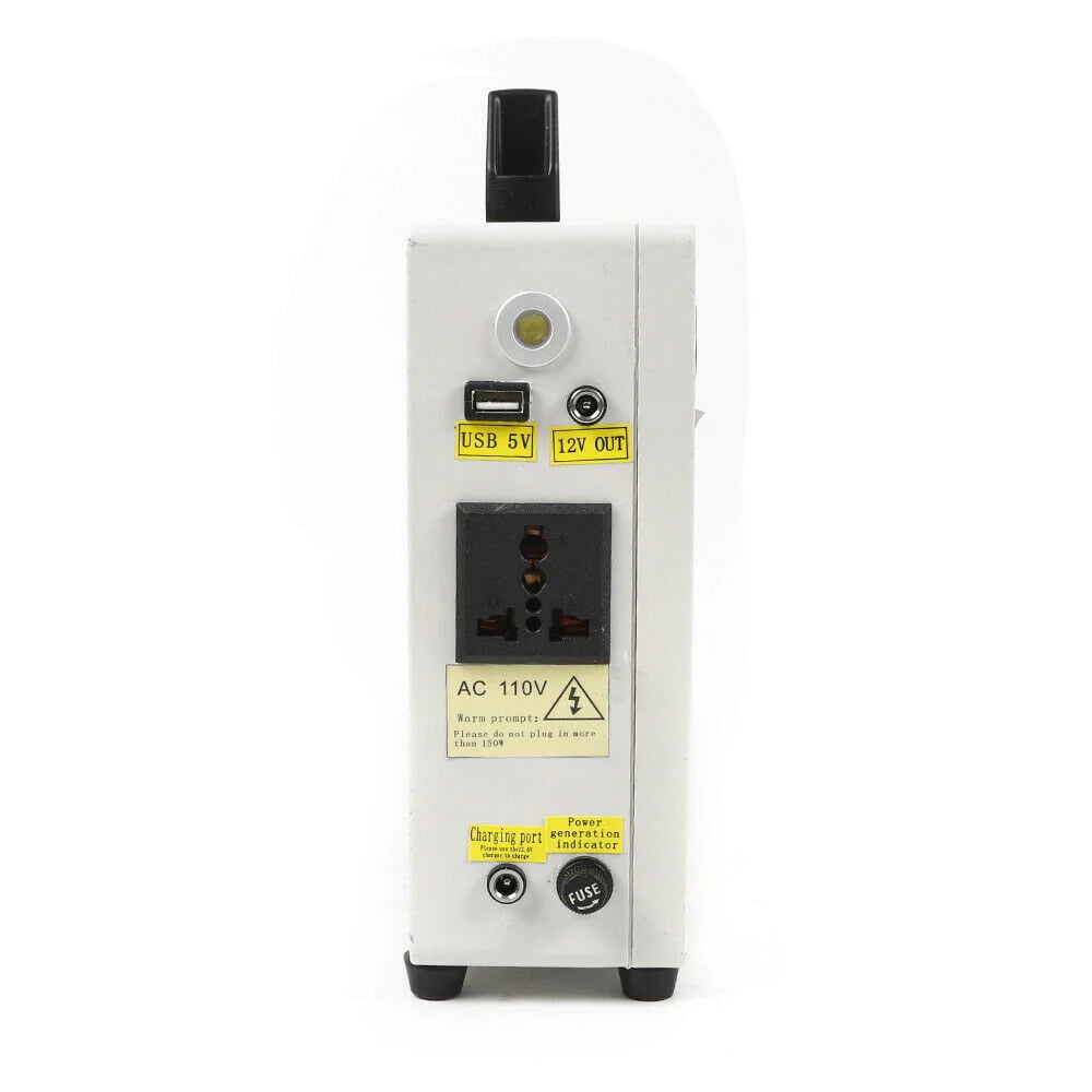 Portable Hand Crank Generator Emergency Power Supply USB Charger V75207