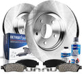 Front Disc Rotors + Ceramic Brake Pads 6pc Set B79509