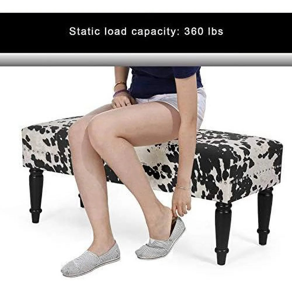 Upholstered Bench with Rivet K101028