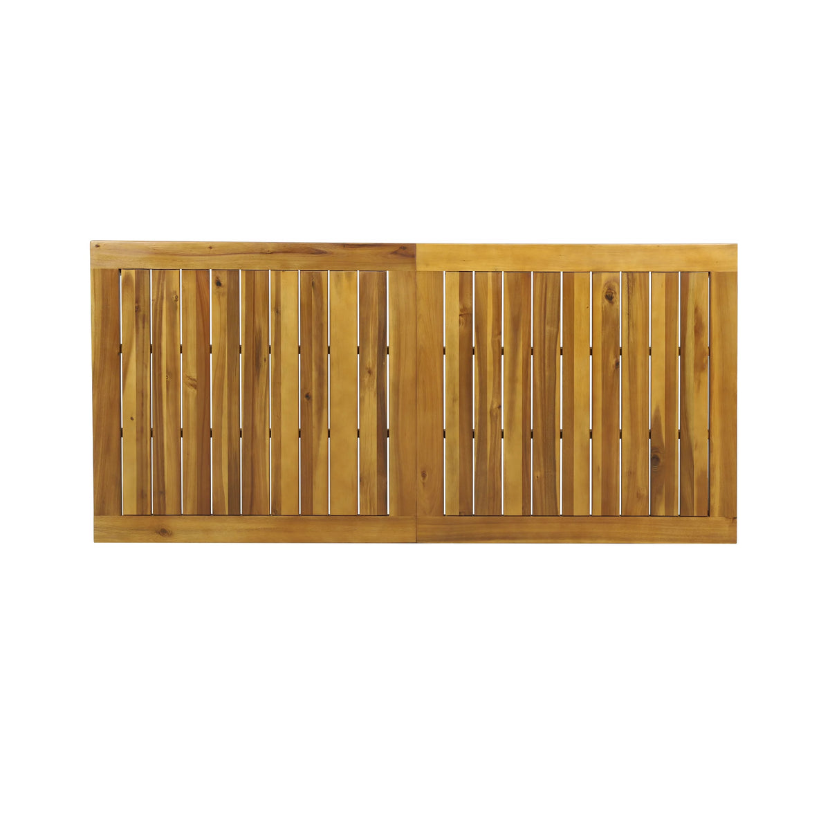 Rustic Rectangle Acacia Wood Dining Table O16798