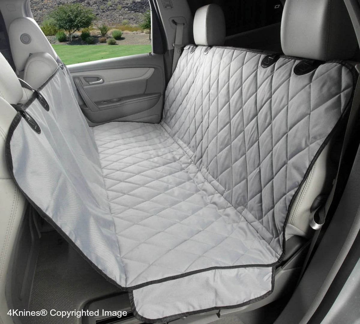 Grey X-Large Dog Seat Cover with Hammock A52737