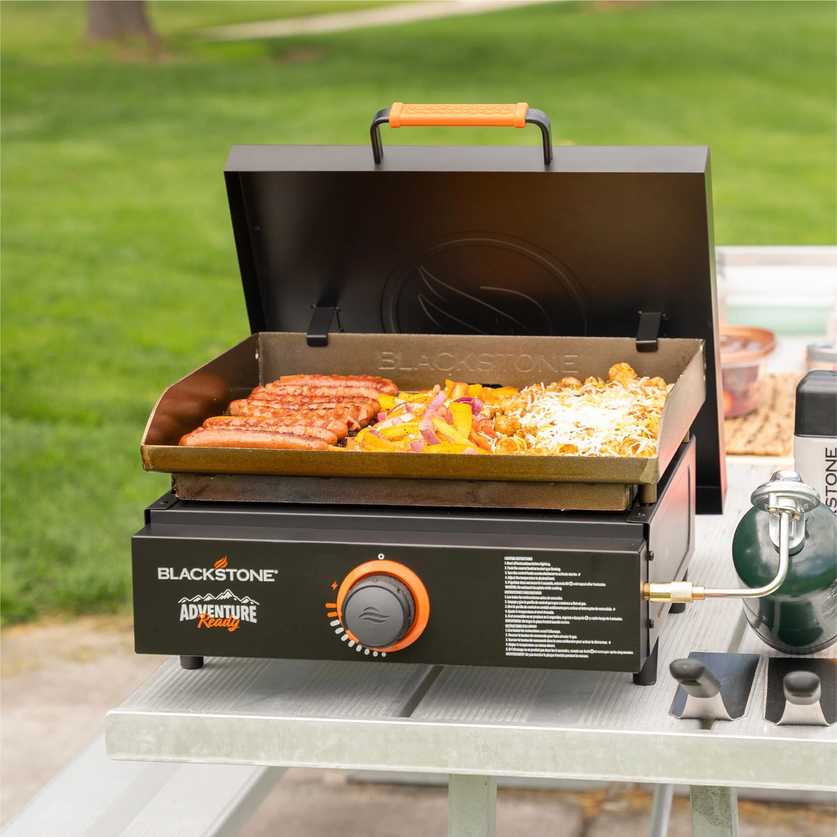 17” Propane Griddle with Hard Cover C40089