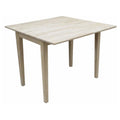 Dual Drop Leaf Square Dining Table Y5073