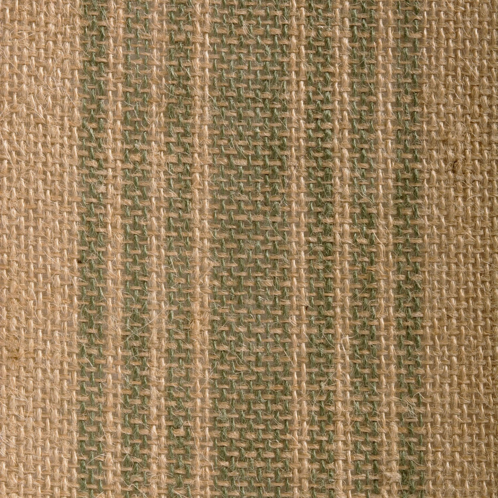 14x72" Beige Green Stripe Burlap Table Runner C660653