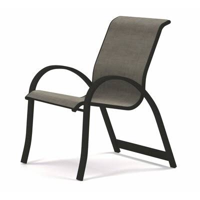 Smoke Graphite Stacking Patio Dining Armchair Z23045