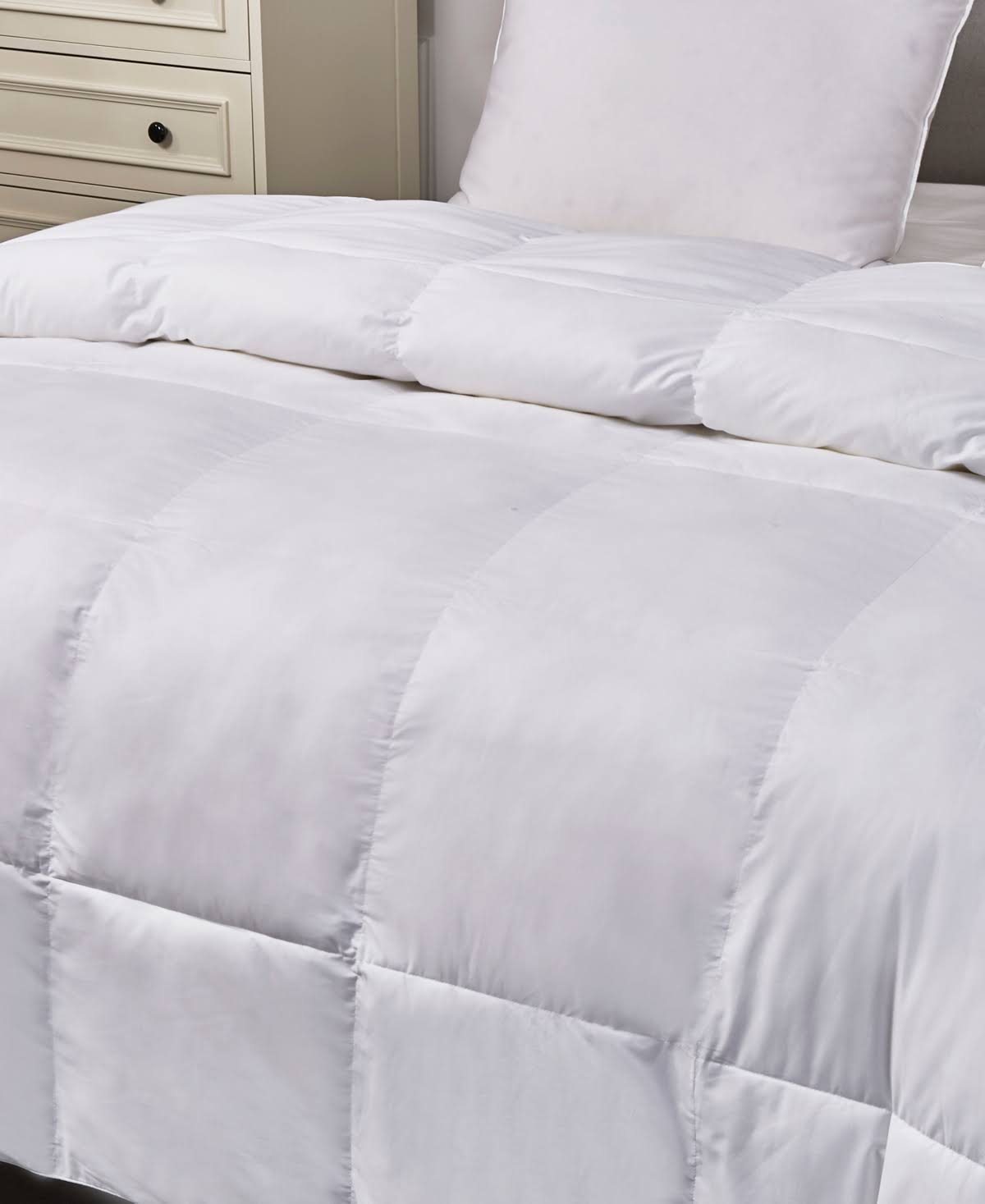 White Down Cotton Comforter King C9525