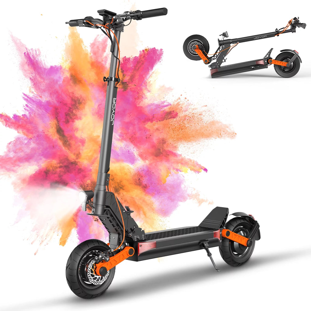 Dual Motor Electric Scooter, 2000W Up to 37 MPH & 50 Miles, 10 Off-Road Tires N283