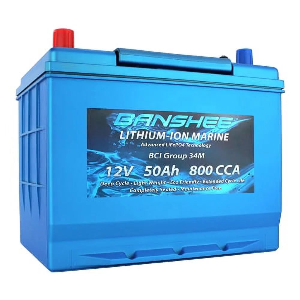 Deep Cycle Lithium-Ion RV Starting Battery Group 34 A784