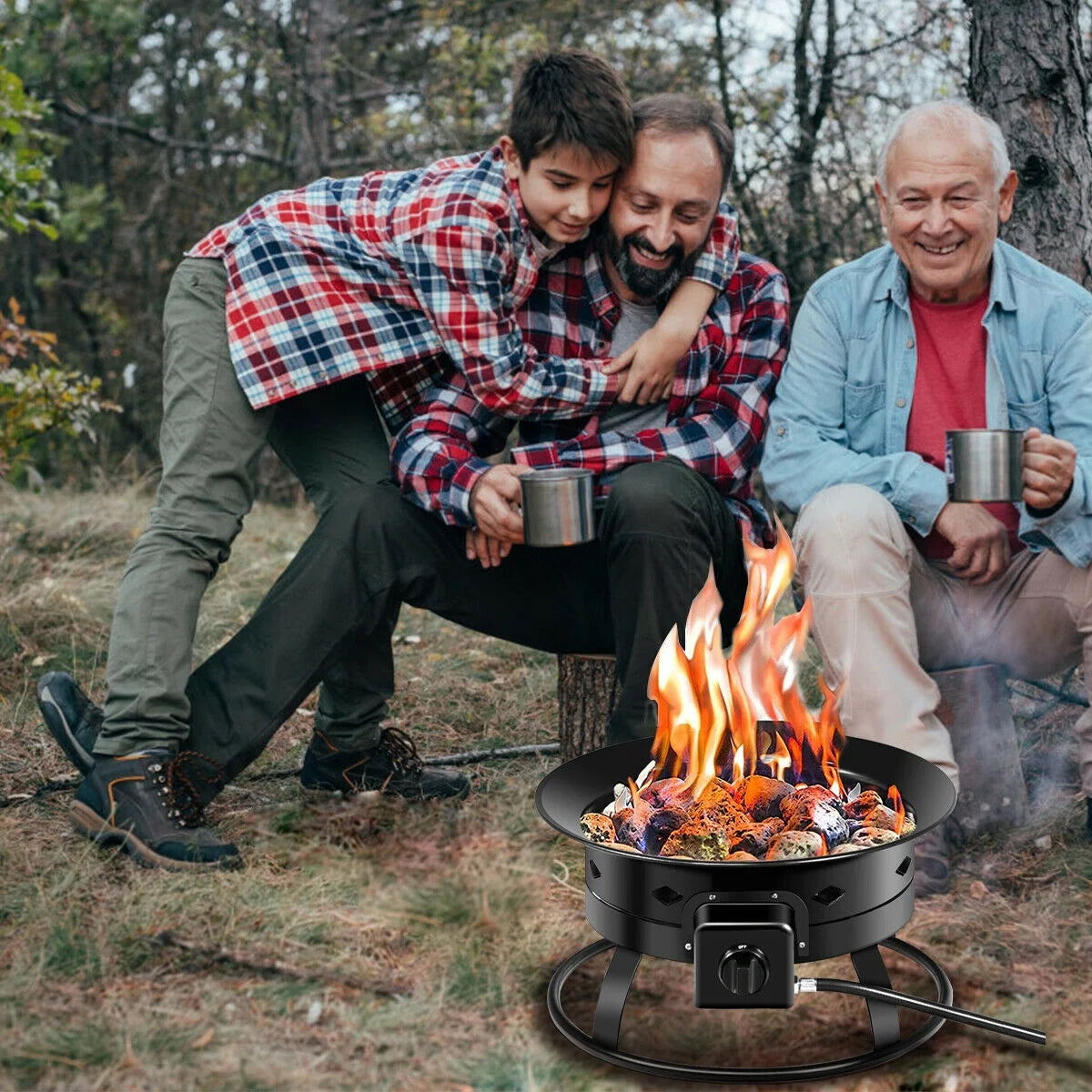 Portable Propane Fire Pit V9655