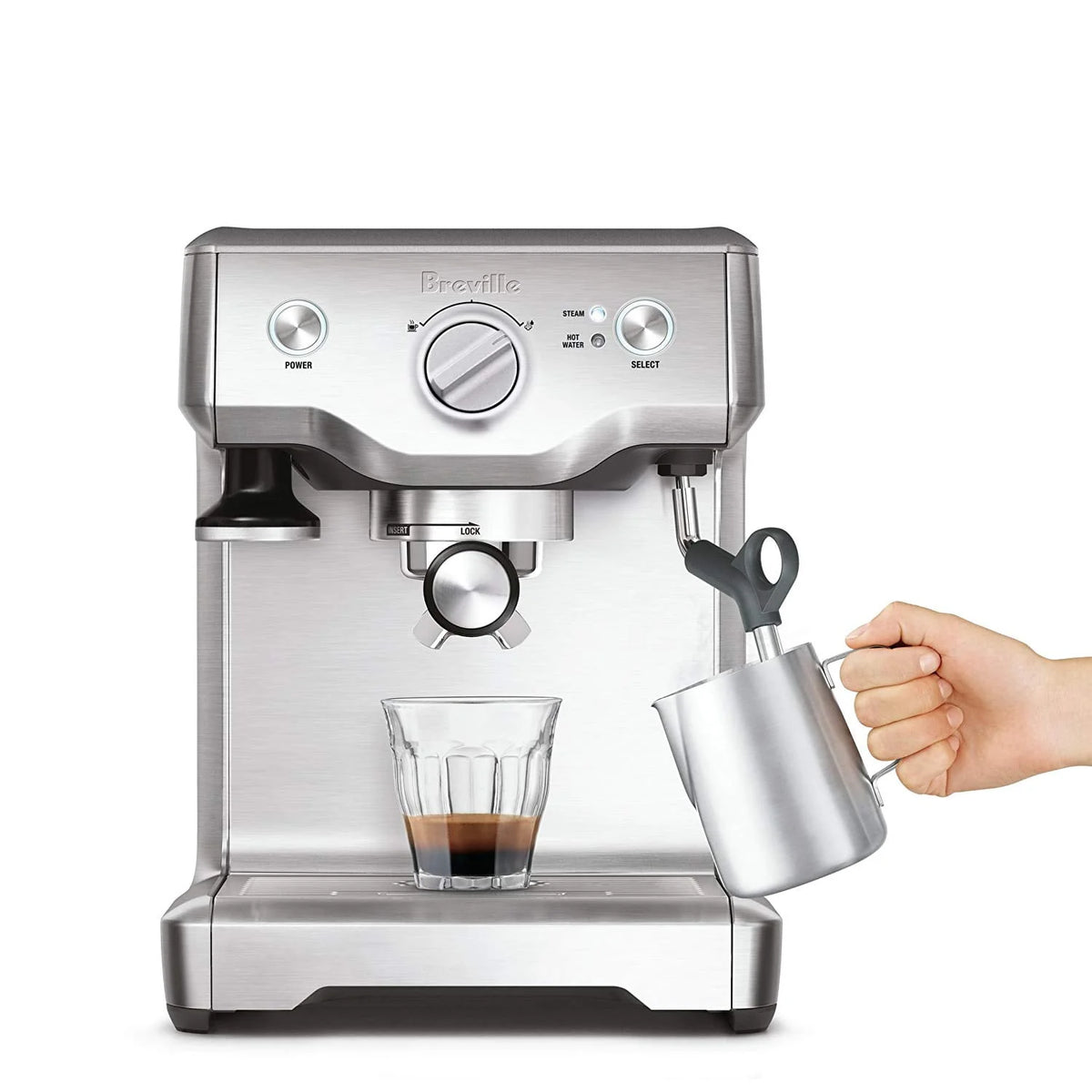 Espresso Machine, 61 Fluid Ounces, Stainless Steel P176