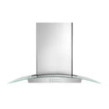 Glass Wall Mount Range Hood in Stainless Steel T865