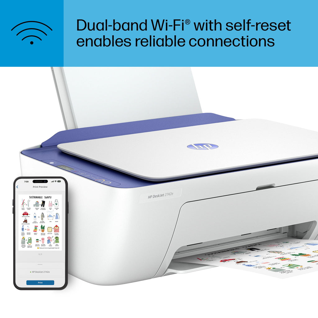 Wireless Color All-in-One Inkjet Printer H61257
