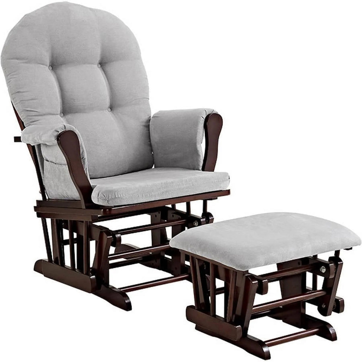 Windsor Glider and Ottoman, Natural w/ Beige Cushion U648908