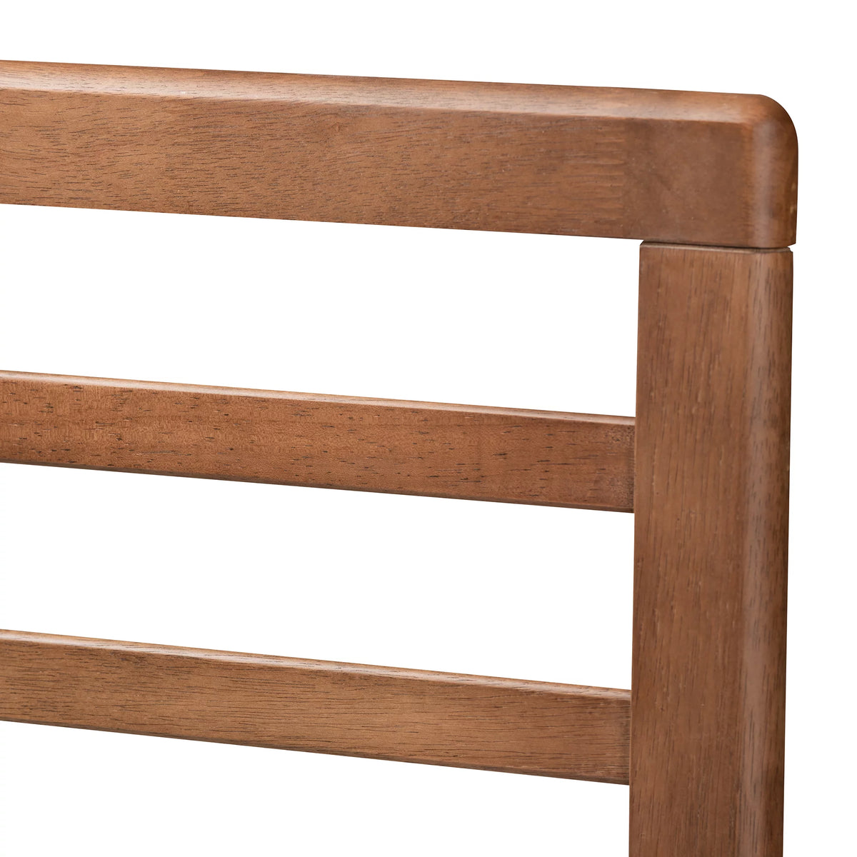 Walnut Brown Wood King Size Open Slat Headboard I43902
