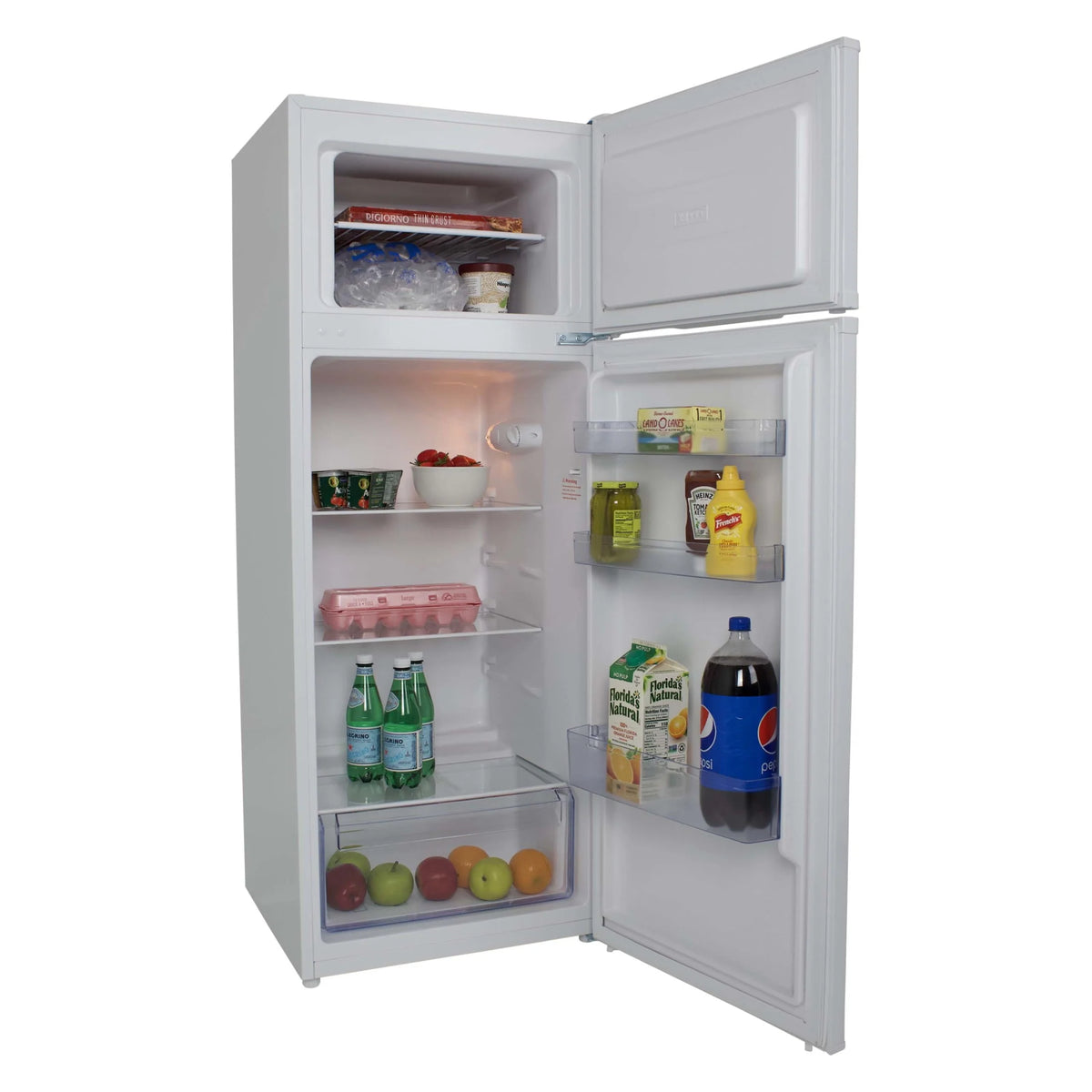 White Top Freezer Refrigerator U694