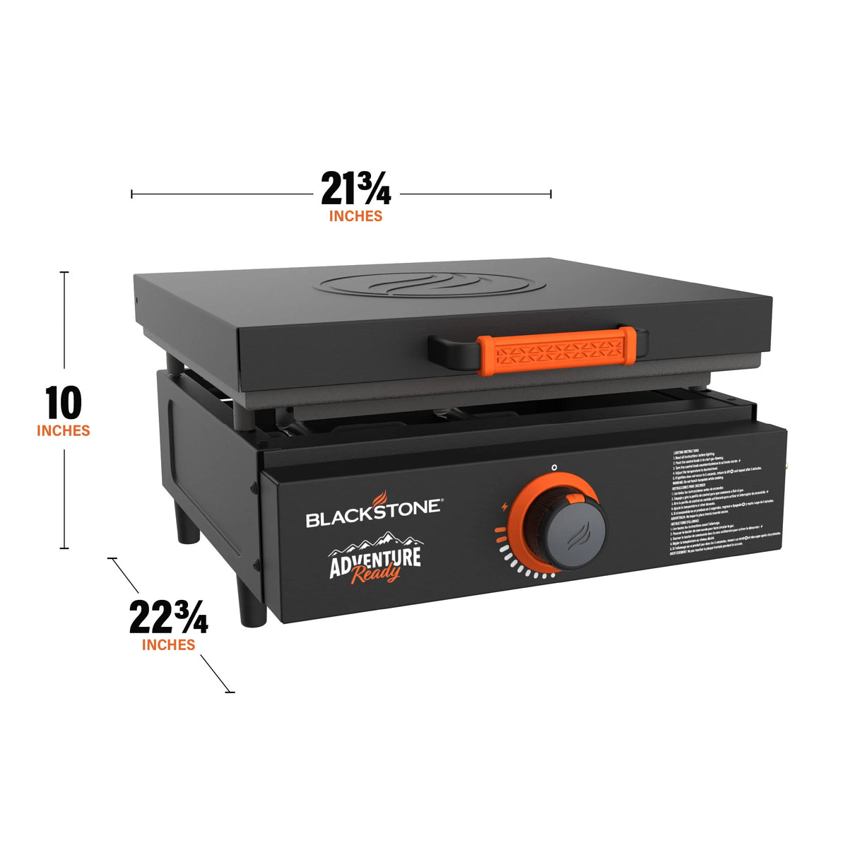 17” Propane Griddle with Hard Cover C40089
