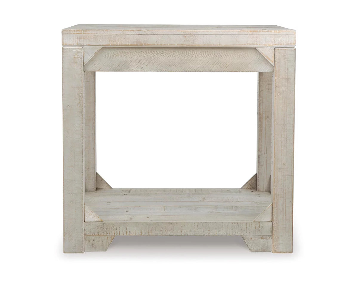 Whitewash End Table P750