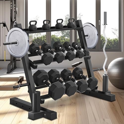Adjustable 3 Tier Dumbbell Rack Z4943