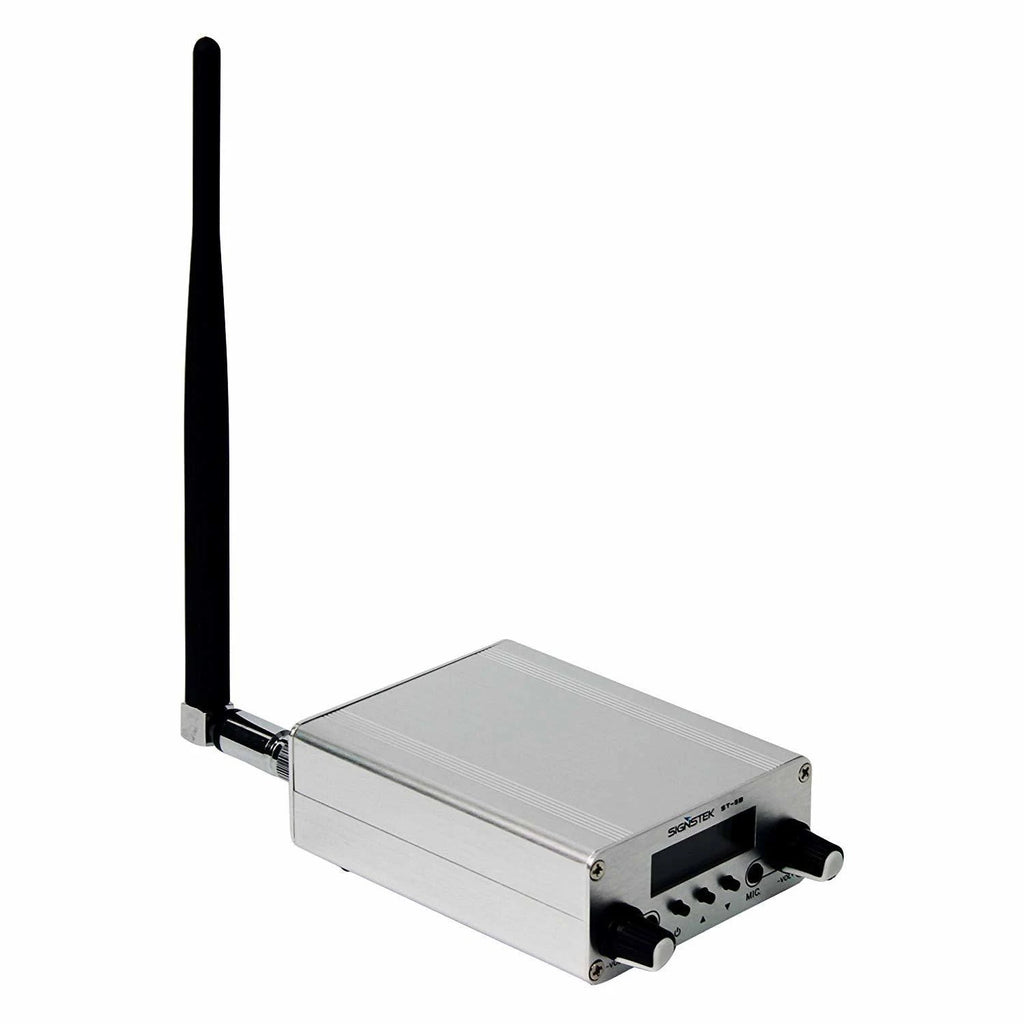 0.5 W Dual Mode FM Transmitter with Antenna Silver G322134