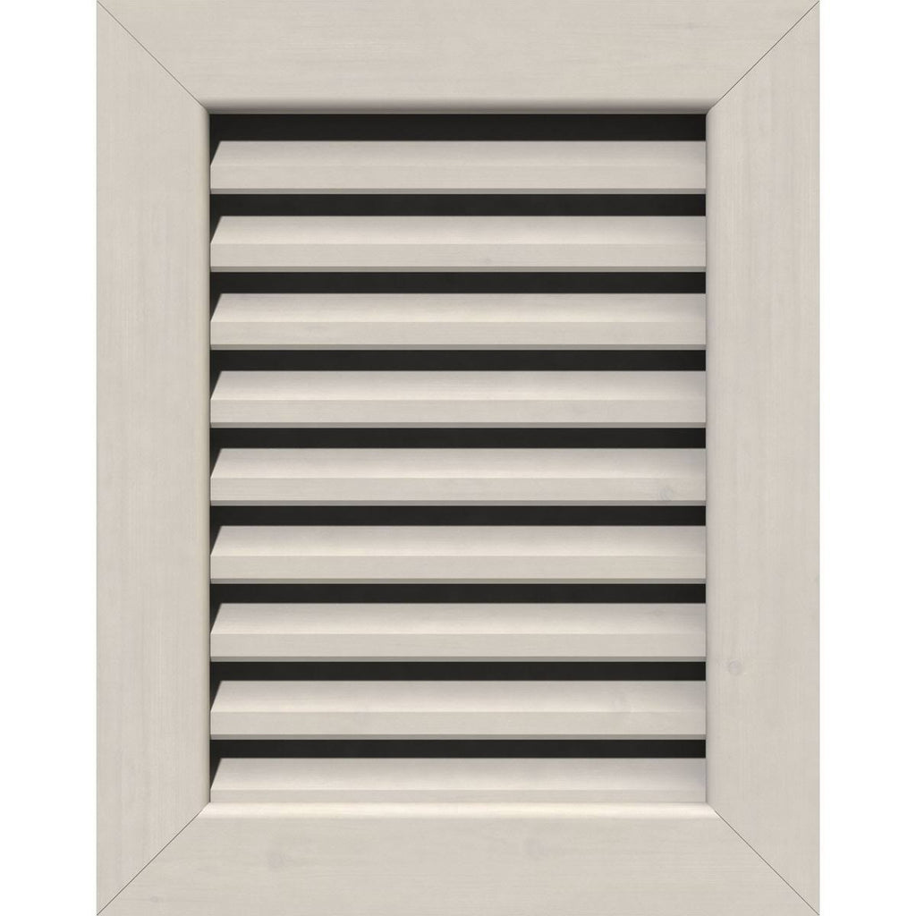 28 inch Vertical Gable Vent, Primed Smooth Western Red Cedar P908974