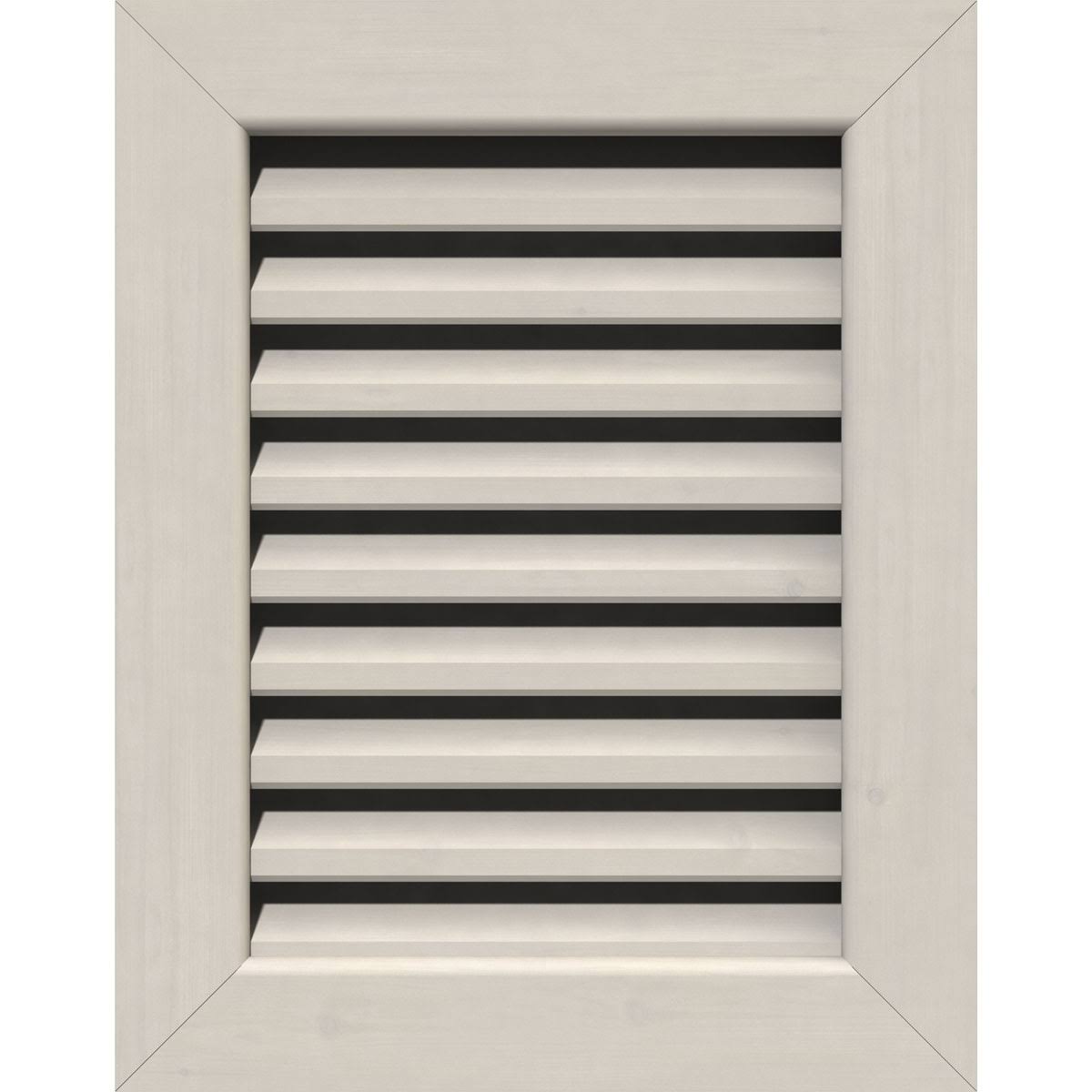 28 inch Vertical Gable Vent, Primed Smooth Western Red Cedar P908974