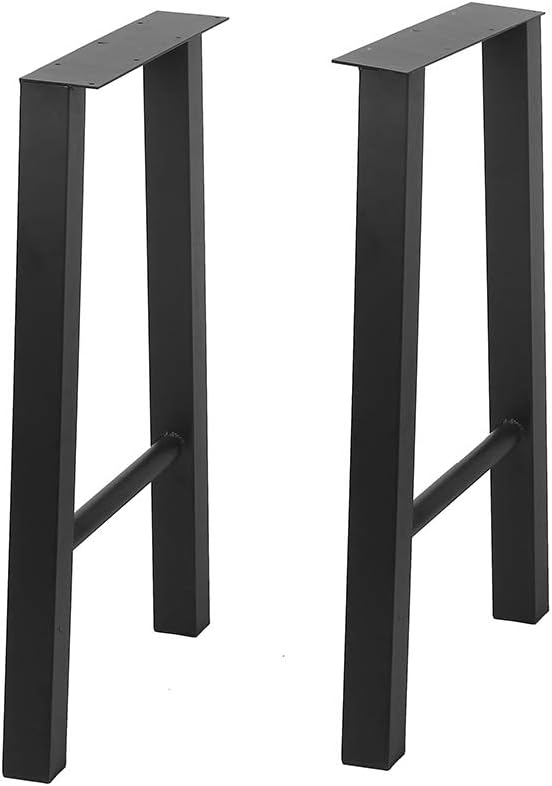 Black Metal Furniture Legs 28” 2 Pcs L575196
