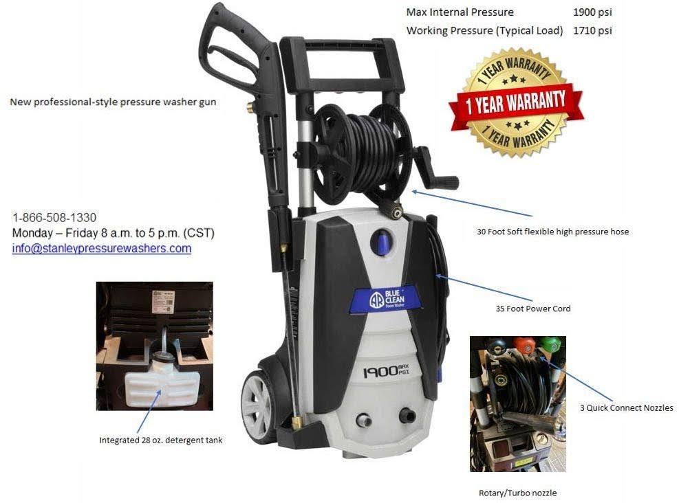 1900 PSI Electric Pressure Washer Z52453