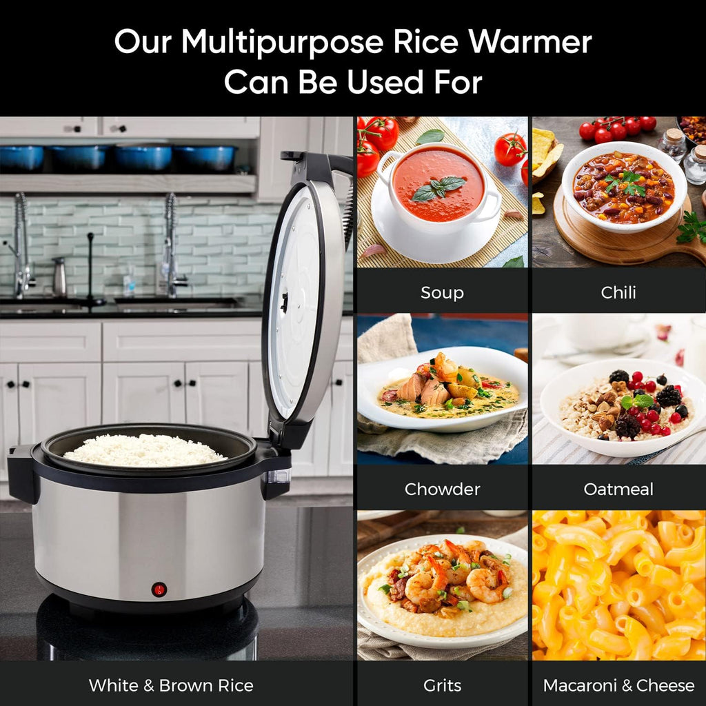 Large Capacity Stainless Steel 100 Cup Rice Warmer C620794